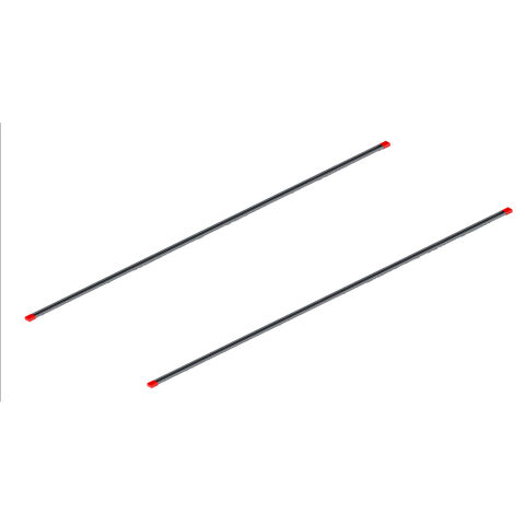 Model 2115-0-01 Mounting Channel Kit, Full-Size, Mid/High-Roof, 115&nbsp;in