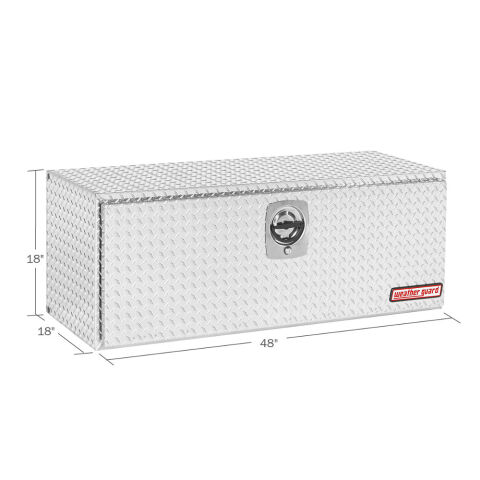 Model 648-0-02 Underbed Box, Aluminum, Compact, 8.6 cu&nbsp;ft