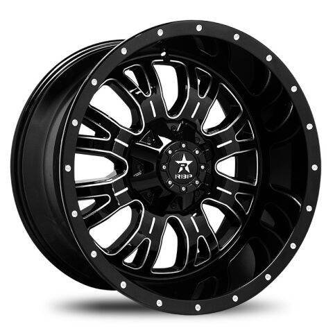 Assassin 20x10 5-139.7 et neg 25 Gloss Black with Machined Grooves 78mm&nbsp;cb
