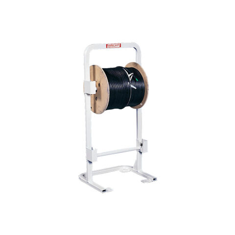 Model 9861-3-01 Cable Reel Holder, 2 Spool, Floor Mount, 42-1/2 in x 19-3/4 in x 16-1/4&nbsp;in