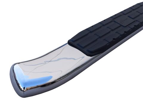 Enthuze Stainless Steel Series Side Bar For 2007-2018 (2019 Ltd) Chevrolet Silverado, GMC Sierra 1500, 2007-2019 2500 and 3500 Extended&nbsp;Cab