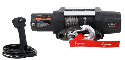 Enthuze 5500lb ATV/UTV Winch, Synthetic&nbsp;Rope