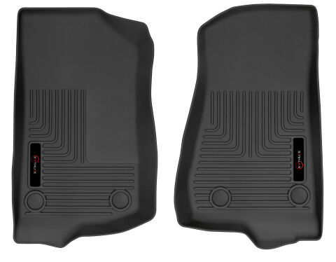 Enthuze Front Floor Liners for 2018-2026 Jeep Wrangler JL, 2020-2023 Jeep Gladiator Crew&nbsp;Cab