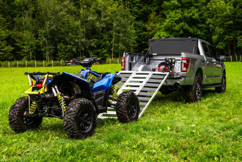 ENTHUZE ALUMINUM SNOWMOBILE/ATV RAMP 84