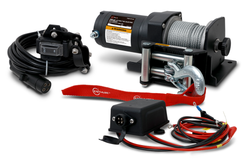 Enthuze 2500lb ATV Winch, Steel&nbsp;Rope