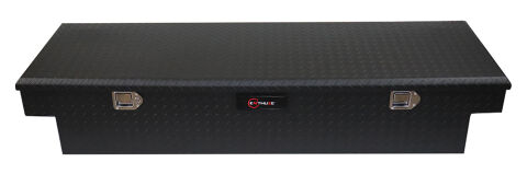 ENTHUZE BLACK SINGLE LID PADDLE HANDLE RELEASE TEXTURED BLACK POWDER&nbsp;COAT