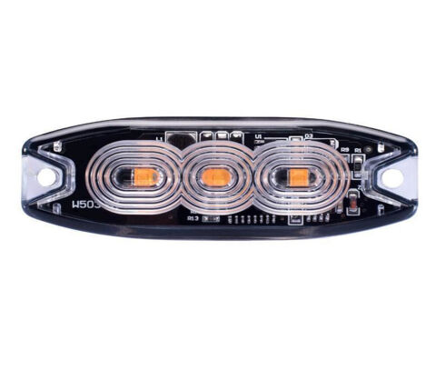 3 LED SURFACE MOUNT LIGHT HEAD DC 12V-24V SAE J595&nbsp;CLASS1