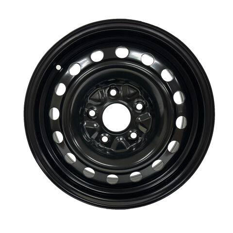 16X6.5 5X127 ET40 CB71.5 BLACK STEEL WHEEL BLACK STEEL WHEEL, SEAT CONICAL ACORN M12 1540LBS