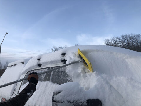 Pro Edge SnowRake With Telescoping&nbsp;Handle