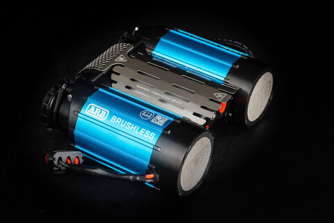 Brushless Twin Motor Onboard 12V Air Compressor