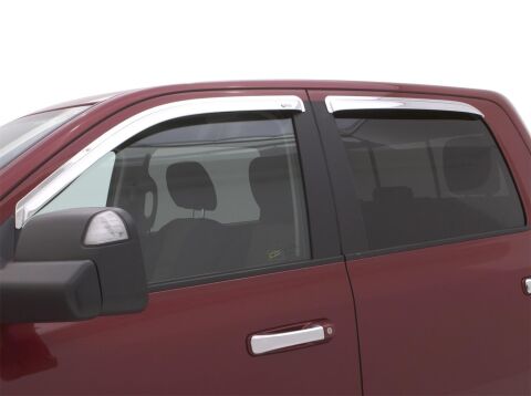 Ventvisor Deflector; Chrome; Outside Mount; 4&nbsp;pc.