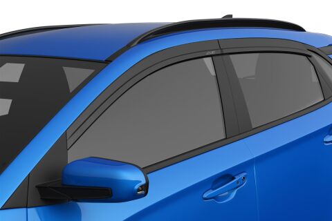 Ventvisor Deflector; Smoke; Low Profile; Outside Mount; 4&nbsp;pc.