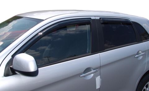 Ventvisor Deflector; Smoke; Outside Mount; 4&nbsp;pc.