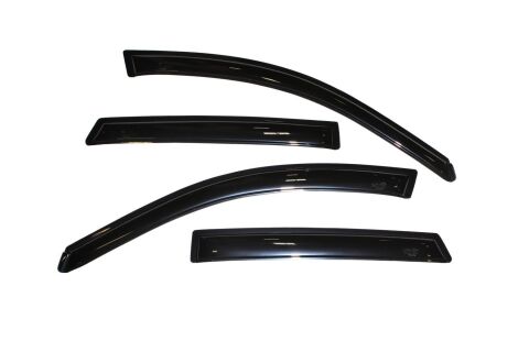 Ventvisor Deflector; Smoke; Outside Mount; 4&nbsp;pc.