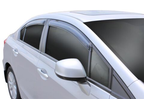 Ventvisor Deflector; Smoke; Outside Mount; 4&nbsp;pc.