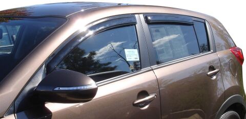 Ventvisor Deflector; Smoke; Outside Mount; 4&nbsp;pc.