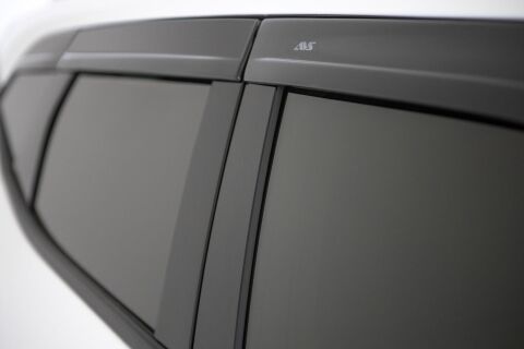 Ventvisor Deflector; Matte Black; Low Profile; Outside Mount 2&nbsp;pc.