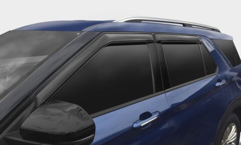 Ventvisor Deflector; Smoke; Outside Mount; 4&nbsp;pc.