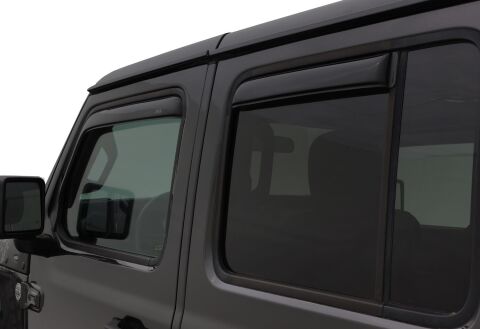 Ventvisor Deflector; Smoke; In-Channel; 4&nbsp;pc.
