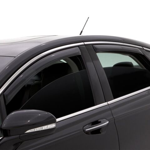 Ventvisor Deflector; Smoke; In-Channel; 4&nbsp;pc.