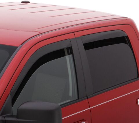 Ventvisor Deflector; Smoke; Low Profile; Outside Mount; 4&nbsp;pc.