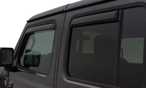 Ventvisor Deflector; Smoke; In-Channel; 4&nbsp;pc.