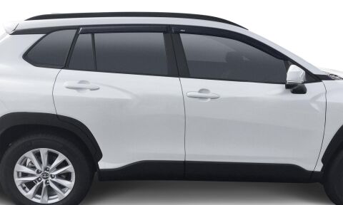 Ventvisor Deflector; Smoke; In-Channel; 4&nbsp;pc.