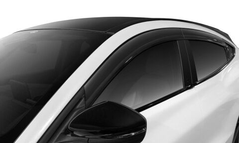Ventvisor Deflector; Smoke; Low Profile; Outside Mount; 4&nbsp;pc.
