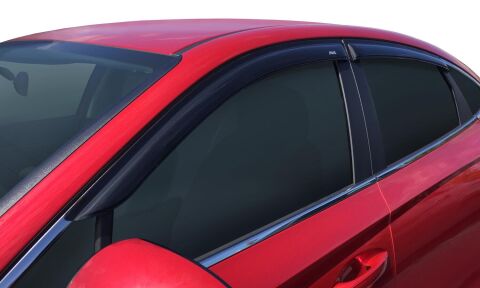 Ventvisor Deflector; Smoke; Outside Mount; 4&nbsp;pc.