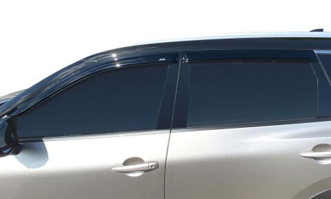 Ventvisor Deflector; Smoke; Outside Mount; 4&nbsp;pc.