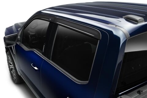 Ventvisor Deflector; Smoke; Low Profile; Outside Mount; 4&nbsp;pc.