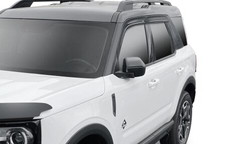 Ventvisor Deflector; Smoke; Low Profile; Outside Mount; 4&nbsp;pc.