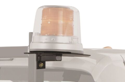 Utility Light Bracket; Universal; 10.5 In. Base, Passenger&nbsp;Side
