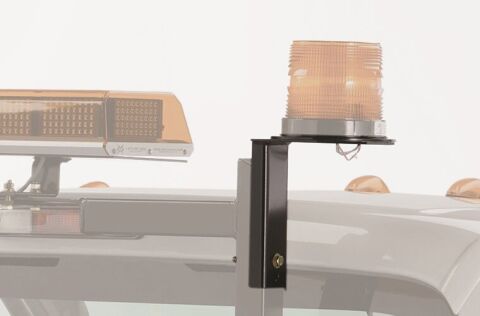 Utility Light Bracket; Universal; 6.5 In. Base, Passenger&nbsp;Side