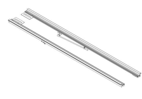 BAKFlip Rail Set 14-18 (19 Leg/Lim) Silv/Sierra 1500/15-19 2500HD/3500HD&nbsp;8'
