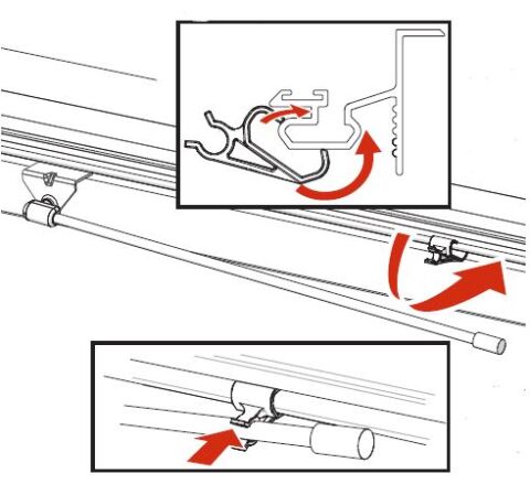 BAKFlip Prop Rod Clips Set&nbsp;(2)