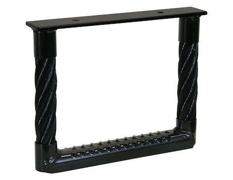 Black Powder Coated Cable Type Truck Step - 15 x 12 x 1.38 Inch&nbsp;Deep