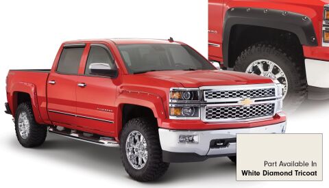 2014-2018 CHEVROLET SILVERADO 1500 69.3'FF POCKET STYLE 4PC COLOR -WHITE DIAMOND