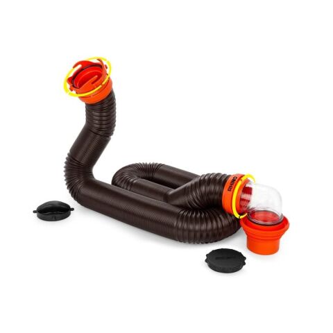 Camco 39760 RhinoFLEX 15' Sewer Hose&nbsp;Kit