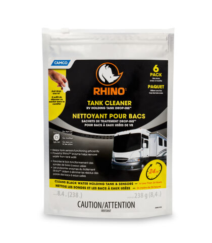 RHINO HOLDING TANK CLEANER DROP-INS&nbsp;6/BAG