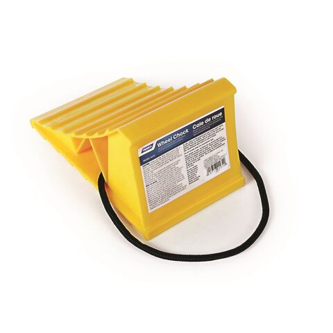 Wheel Chock with Rope -&nbsp;Yellow