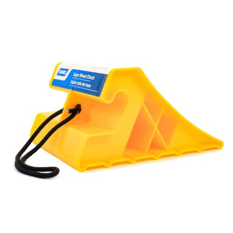 Super Wheel Chock with Rope -&nbsp;Yellow