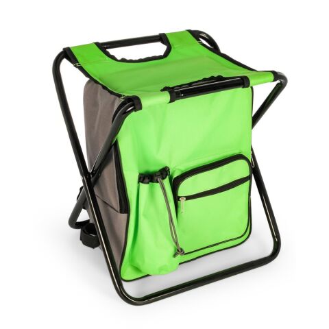Camping Stool Backpack Cooler -&nbsp;Green