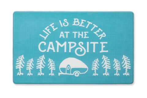 Life is Better at the CampsiteAnti-Fatigue Kitchen Mat,&nbsp;Sketch