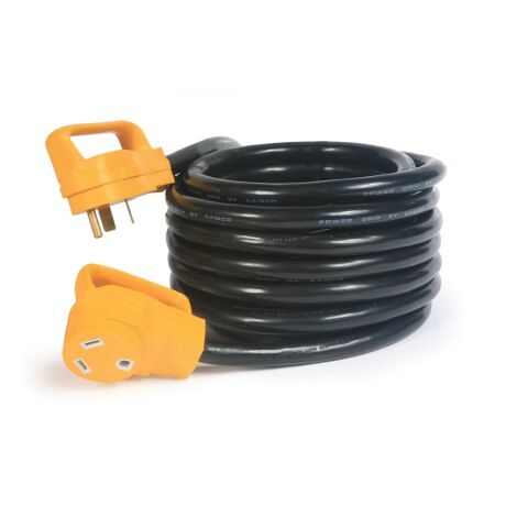 30Amp Power Grip 25' Extension Cord - 90M / 90F125V / 3750W10Ga&nbsp;CSA