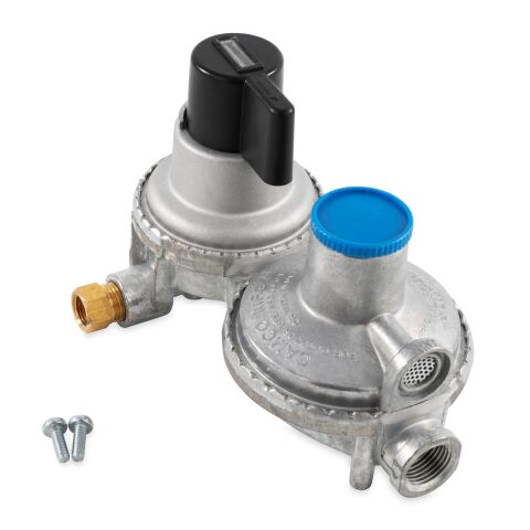 Propane Double-Stage Auto-Changeover Regulator cCSAus,Clam