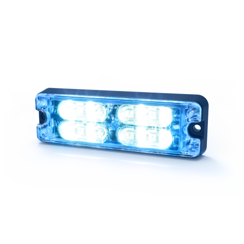 LED Surface Mount Warning Light - Blue, 1.1