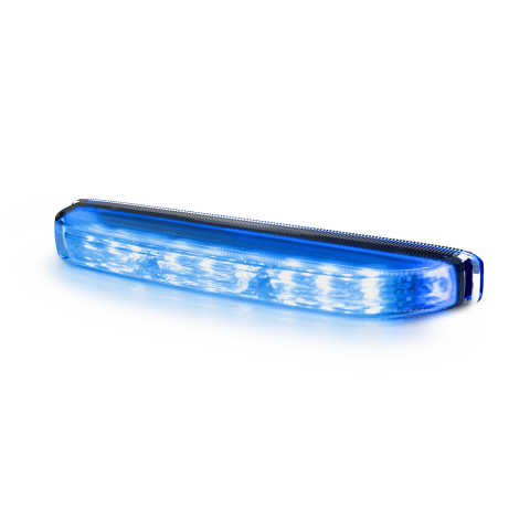 Directional LED: Single-Color, Narrow, Surface & Grille Mount, 18 Flash Patterns, 12-24VDC,&nbsp;Blue