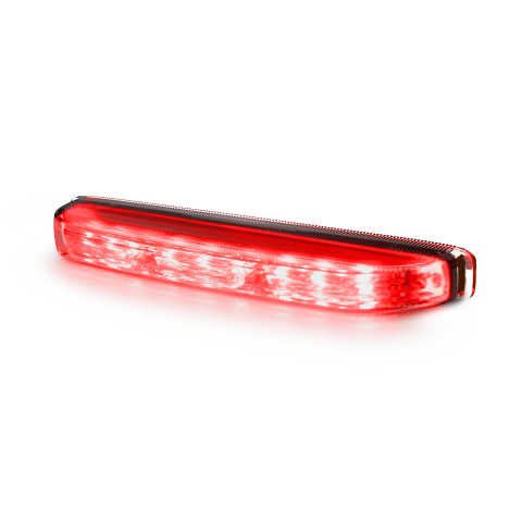 Directional LED: Single-Color, Narrow, Surface and Grille Mount, 18 Flash Patterns, 12-24VDC,&nbsp;Red