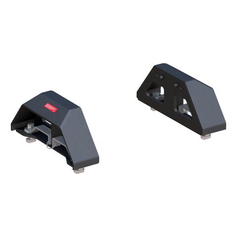 Puck 5th Wheel Legs, Select Silverado, Sierra HD, 8' Bed, 30K, Carbide&nbsp;Black